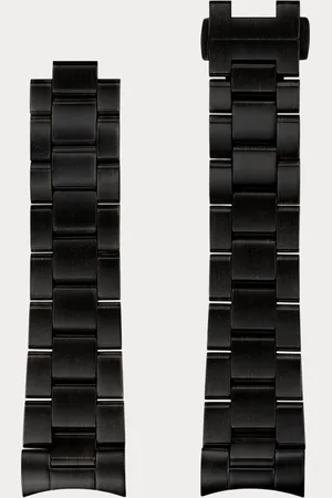 Ralph Lauren 45 mm Armband aus schwarzem Edelstahl