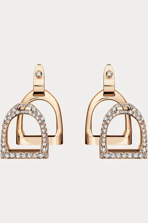 Ralph Lauren Ohrringe Stirrup mit Pavé-Diamanten