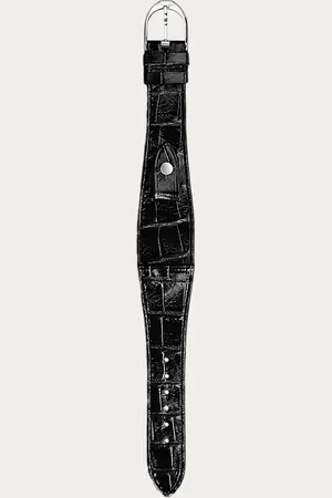Ralph Lauren Medium-Stirrup-Armband, Alligatorleder