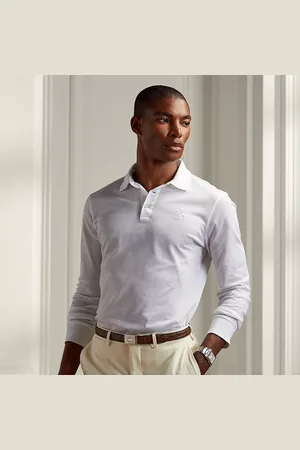 Ralph Lauren Langärmliges Poloshirt aus Piqué