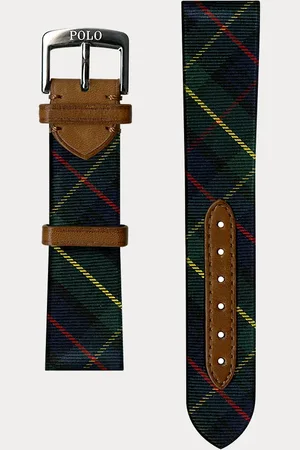 Ralph Lauren Uhrenarmband mit Tartanmuster