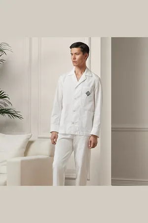 Ralph Lauren Baumwollpyjama mit Monogramm