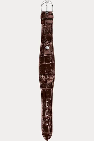 Ralph Lauren Medium-Stirrup-Armband, Alligatorleder