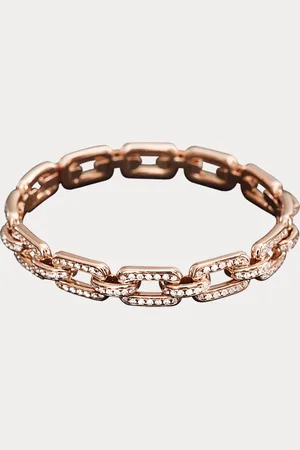 Ralph Lauren Breiter Armreif mit Pavé-Diamanten