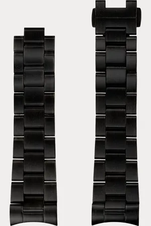 Ralph Lauren 39 mm Armband aus schwarzem Edelstahl