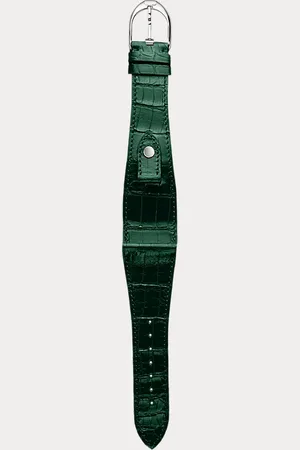 Ralph Lauren Large-Stirrup-Armband, Alligatorleder