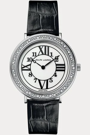 Ralph Lauren 38 mm mit Snowfall-Diamanten