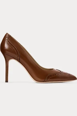 Ralph Lauren Pumps Lynden aus poliertem Leder