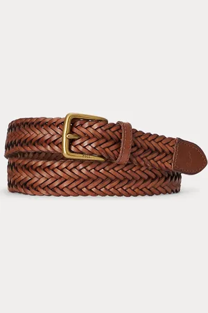 Ralph Lauren Geflochtener Gürtel aus Kalbsleder