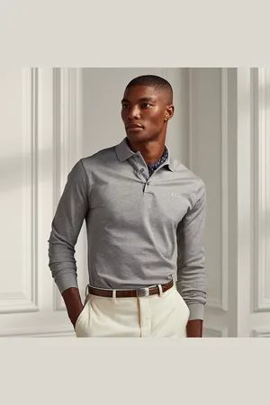 Ralph Lauren Langärmliges Poloshirt aus Piqué