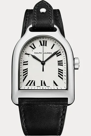 Ralph Lauren Große Armbanduhr Stirrup aus Stahl