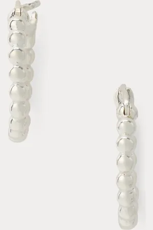 Ralph Lauren Creolen aus Sterlingsilber mit Perlen