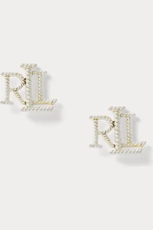 Ralph Lauren Strukturierte Sterlingsilber-Ohrstecker