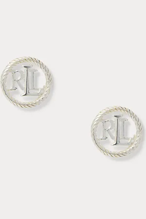 Ralph Lauren Logo-Ohrstecker aus Sterlingsilber