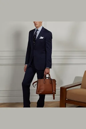 Ralph Lauren Aktentasche Voyager aus Kalbsleder