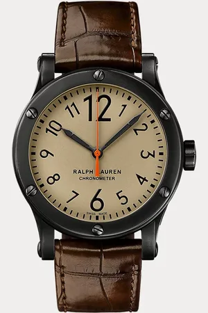 Ralph Lauren Chronometer 45 MM aus Stahl