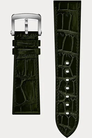 Ralph Lauren 23 x 20 Sporting-Armband, Alligatorleder