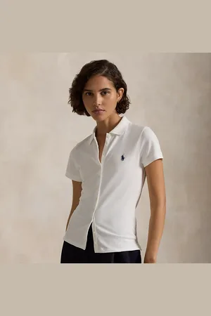 Ralph Lauren Poloshirt mit Knopfleiste