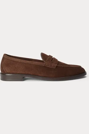 Ralph Lauren Pennyloafer Bolden aus Kalbswildleder