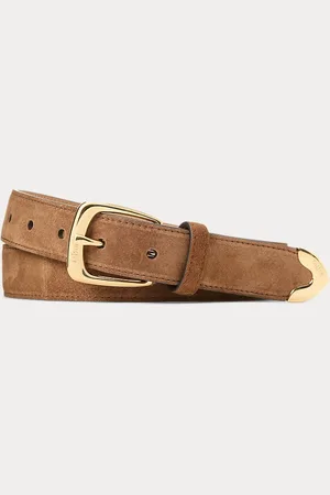 Ralph Lauren Westerngürtel aus Kalbswildleder
