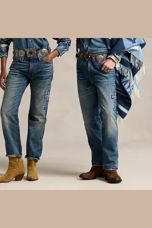 Ralph Lauren Bestickte Jeans PRL x Naiomi Glasses