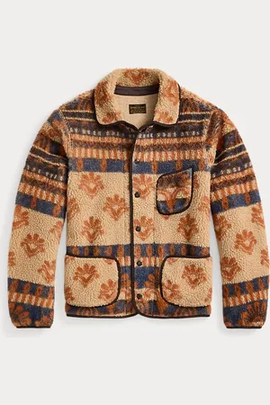 Ralph Lauren Hochflorige Fleecejacke aus Wollmischung