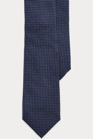 Ralph Lauren Seidenkrawatte mit Tupfen