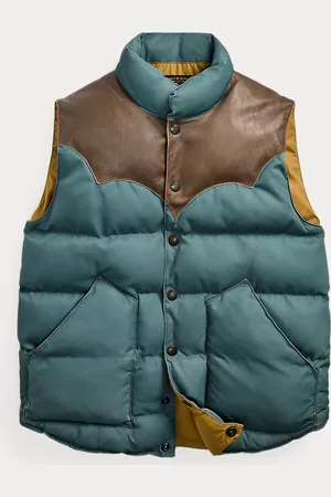 Ralph Lauren Steppweste mit Lederpasse