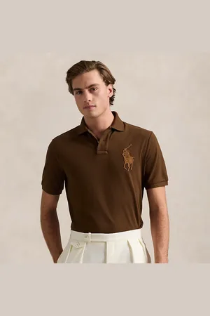Ralph Lauren Classic-Fit Poloshirt mit Leder-Pony