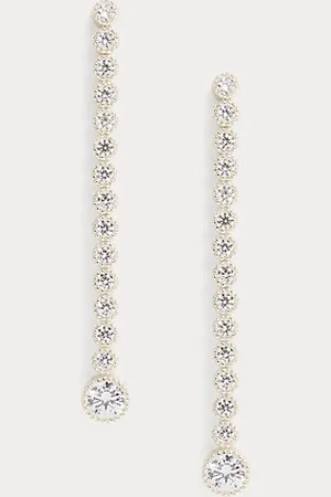 Ralph Lauren Geradlinige Ohrringe mit Zirkonia