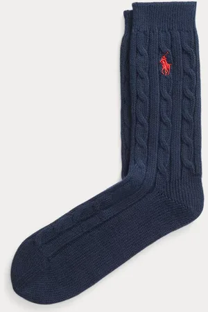 Ralph Lauren Crew-Socken mit Zopfmuster