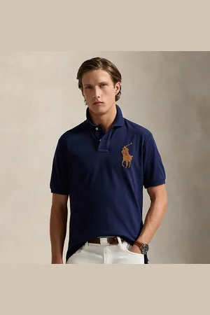 Ralph Lauren Classic-Fit Poloshirt mit Leder-Pony