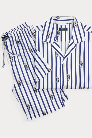 Ralph Lauren Gestreifter Pyjama aus Baumwolle