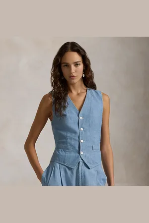 Ralph Lauren Weste aus Baumwoll-Chambray