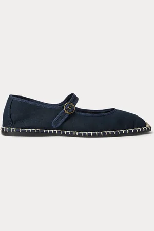 Ralph Lauren Mary Jane Espadrille aus Segeltuch