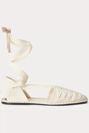 Ralph Lauren Segeltuch-Espadrille mit Schnürung