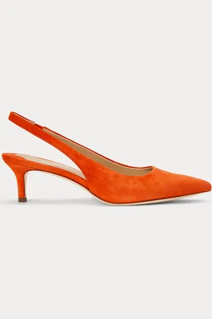 Ralph Lauren Wildleder-Pumps Lolah II mit Riemchen