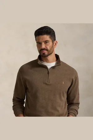 Ralph Lauren Große Größen - Rippenpullover mit Viertelreißverschluss