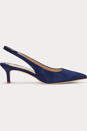 Ralph Lauren Wildleder-Pumps Lolah II mit Riemchen