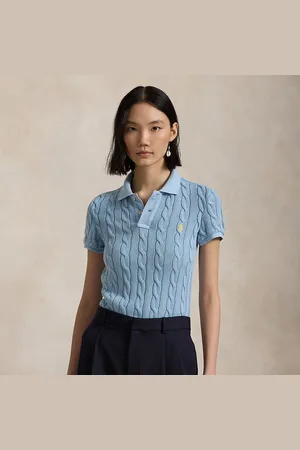 Ralph Lauren Poloshirt mit Zopfmuster