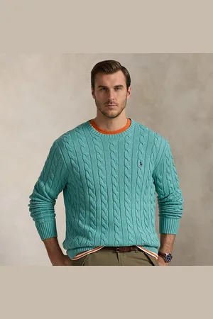 Ralph Lauren Große Größen - Baumwollpullover mit Zopfmuster