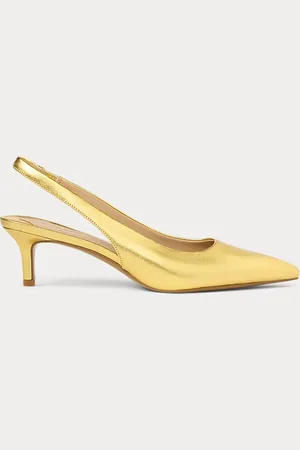 Ralph Lauren Leder-Pumps Lolah II mit Fersenriemchen