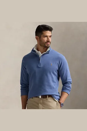 Ralph Lauren Große Größen - Rippenpullover mit Viertelreißverschluss