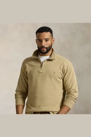 Ralph Lauren Große Größen - Rippenpullover mit Viertelreißverschluss