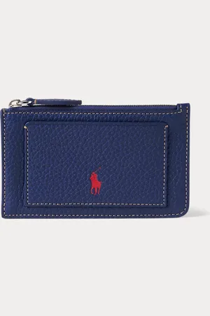 Ralph Lauren Kartenetui Polo Play aus Leder