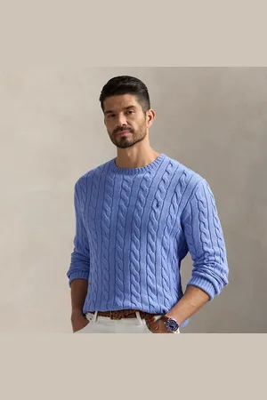Ralph Lauren Große Größen - Baumwollpullover mit Zopfmuster