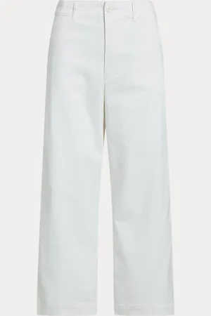Ralph Lauren Twill-Hose in 3/4-Länge mit weitem Bein