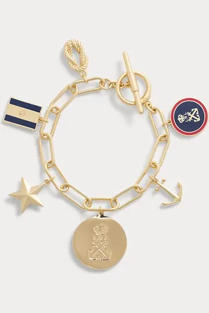Ralph Lauren Vergoldetes Armband mit Anhängern