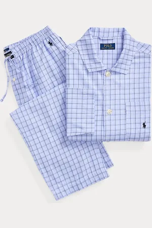 Ralph Lauren Baumwollpyjama mit Monogrammdruck