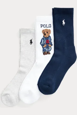 Ralph Lauren 3er-Pack Socken mit Polo Bear